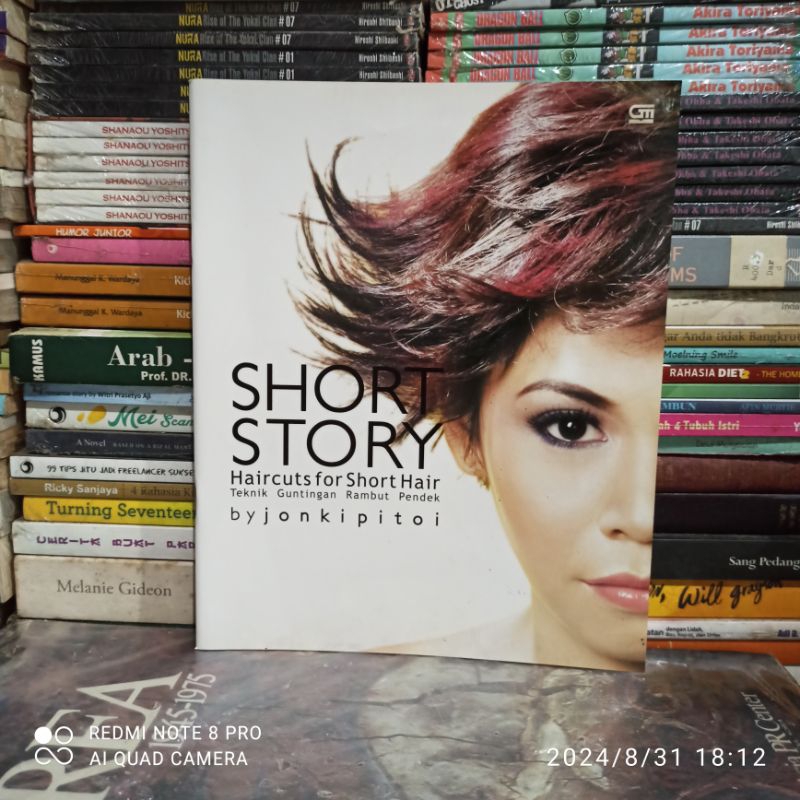 Jual Buku Original SHORT STORY Haircuts for Short Hair Teknik Guntingan ...