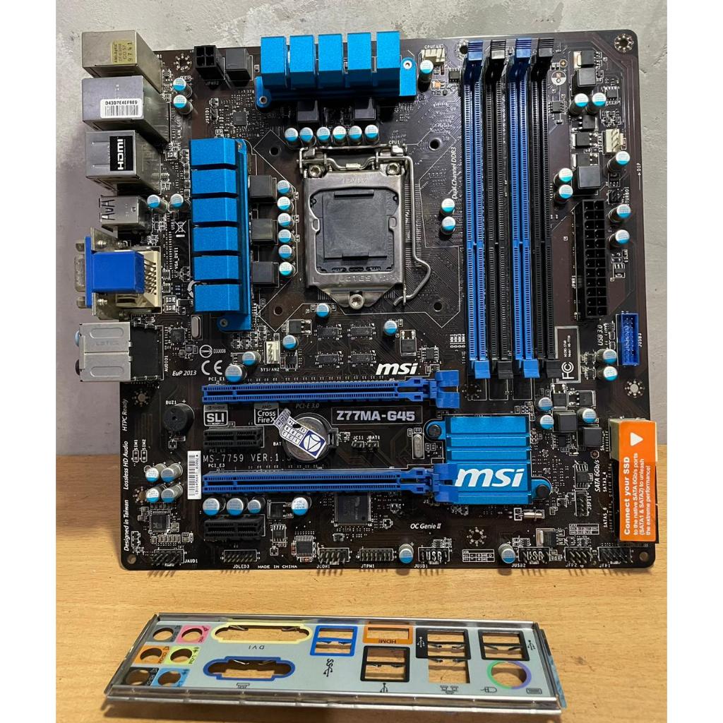 Jual Motherboard MSI Z77MA-G45 LGA 1155 Gaming | Shopee Indonesia