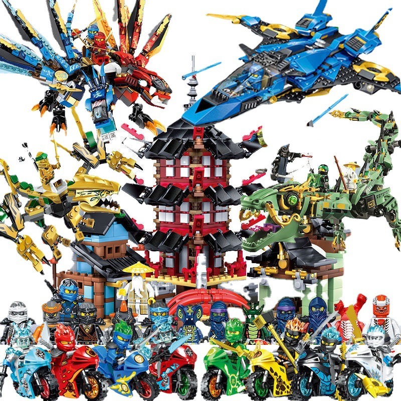 Jual Upgrade 【Ready Stock COD】 Mainan Balok susun bricks blocks dragon ...