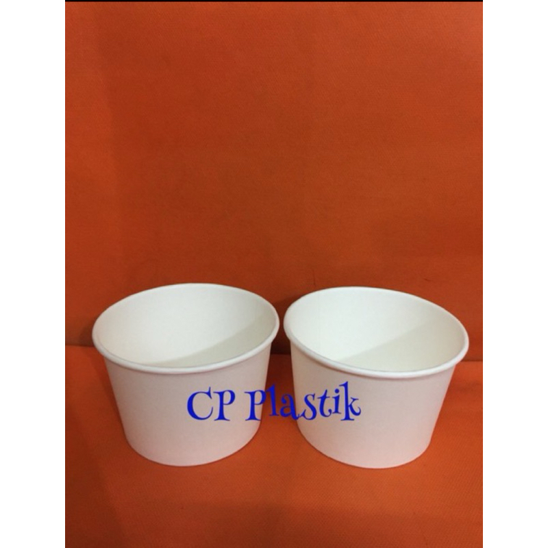 Jual Paper Bowl 360 ml | Paper Cup Soup 12 oz |Mangkok Kertas (isi ...