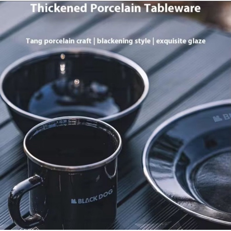 Jual BLACKDOG ENAMEL STAINLESS 304 Tableware Piring Mangkok Gelas Mug ...