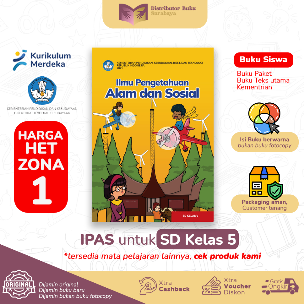 Buku materi ipas kelas 5 semester 1 kurikulum merdeka
