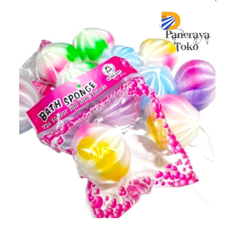Jual Bath Sponge - Spons Mandi Warna Random | Shopee Indonesia
