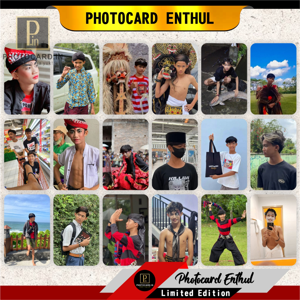 Jual Photocard Enthul Anggota GWSM isi 50 pcs (Free Stiker dan Inner ...