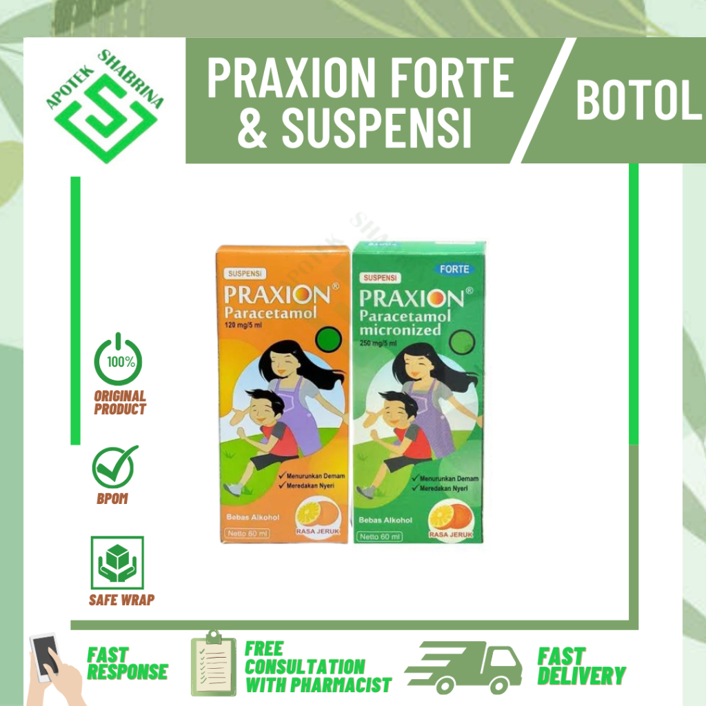 Jual Praxion Forte Suspensi 60 ml/ Praxion Suspensi 60 ml | Shopee ...