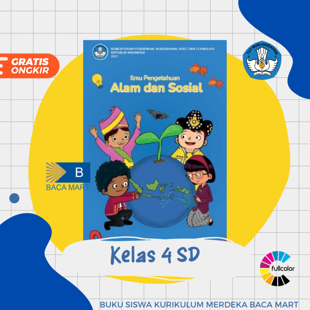 Jual Buku Siswa ILMU PENGETAHUAN ALAM DAN SOSIAL KELAS 4 SD Kurikulum ...