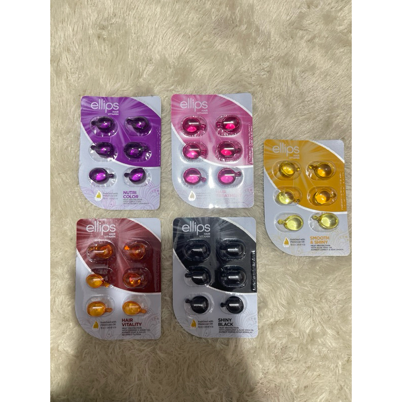 Jual Elips Vitamin Rambut Capsul Sachet | Shopee Indonesia