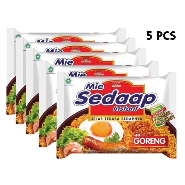 Jual Mie Sedap Goreng Instan 1 paket isi 5pcs | Shopee Indonesia