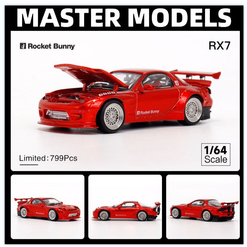 Jual Master64153 - Master Models 1/64 Mazda RX-7 Rocket Rabbit