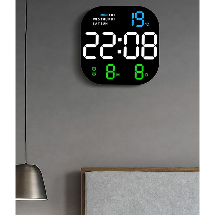 Jual JD-6633 Jam Dinding LED Besar Timer Countdown Digital LED Free ...