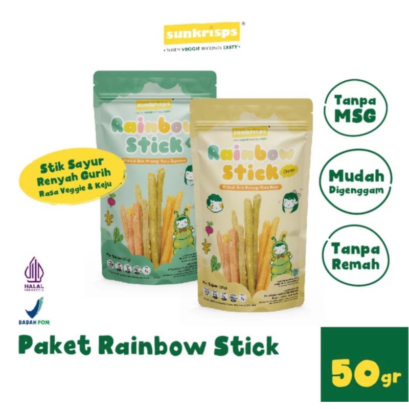 Jual Sunkrisps Rainbow Stick | Shopee Indonesia