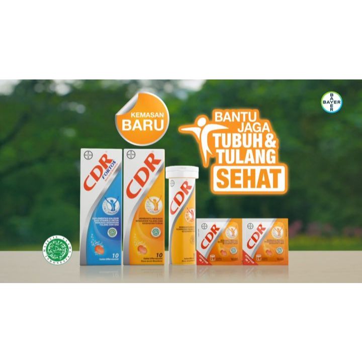 Jual CDR & CDR Fortos Effervescent Isi 10/15/20 TABLET - Menjaga ...