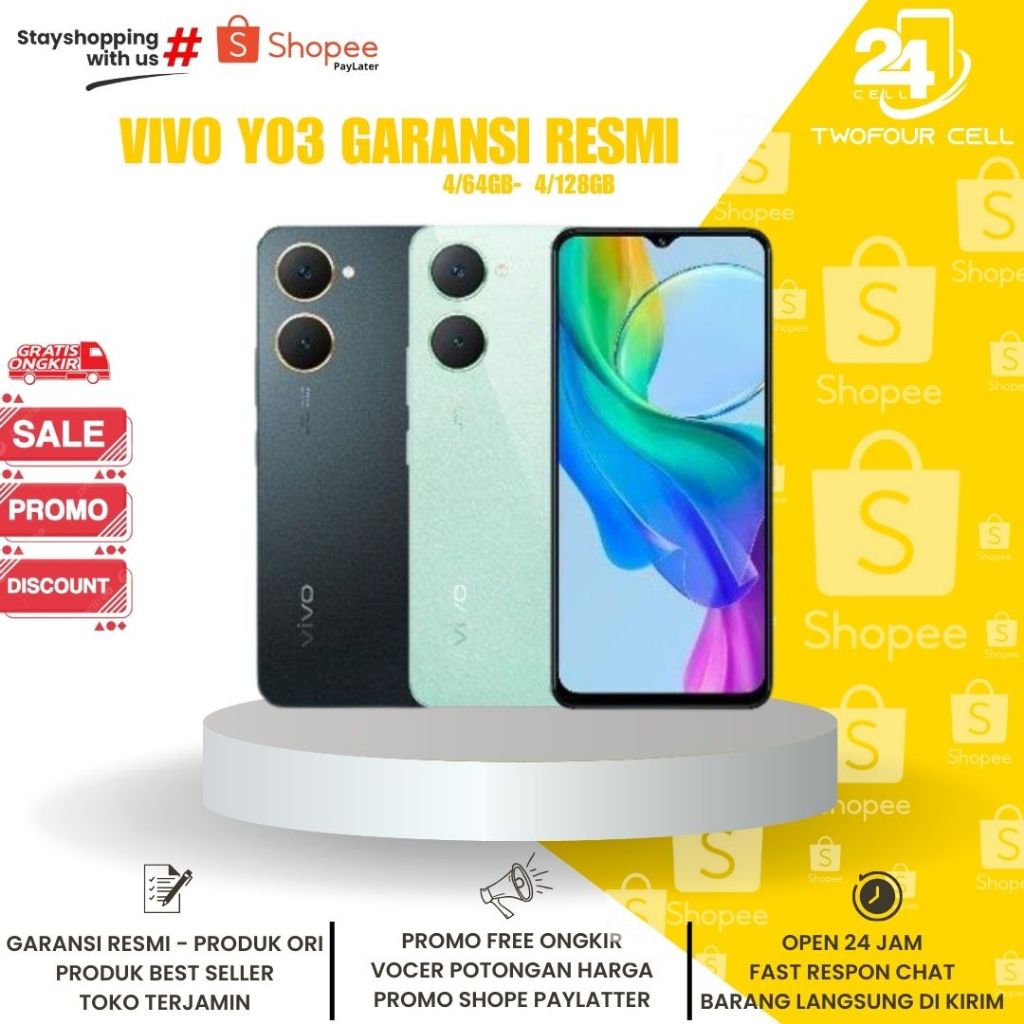 Jual VIVO Y03 GARANSI RESMI | Shopee Indonesia
