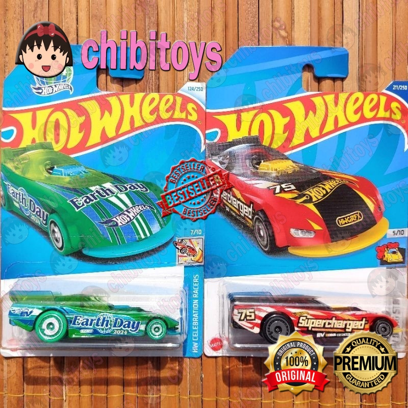 Jual Hot Wheels HW ID Supercharge Kuning 2022 Merah Short Card 2024 ...