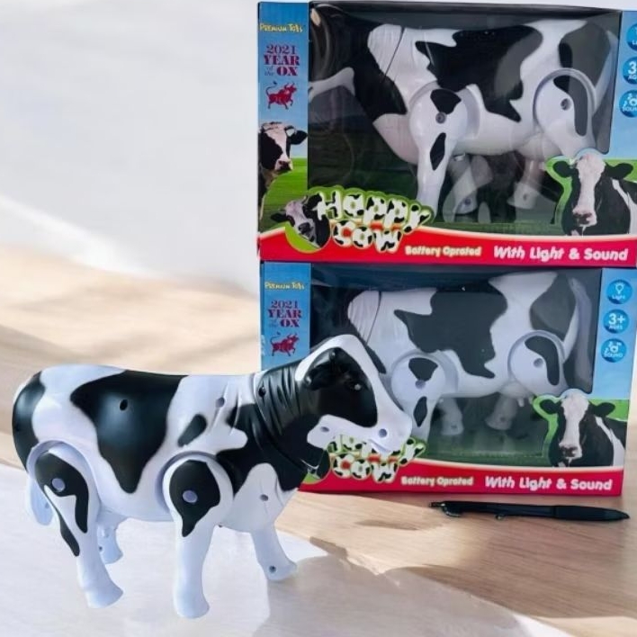 Jual FAMILY TOYS HEWAN SAPI BATERAI BISA JALAN ADA SUARA SAPI HARGA ...