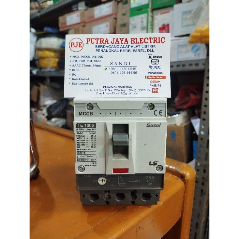 Jual MCCB LS TE 100S 25A 3P/ MCCB LS 25A Seken Bagus | Shopee Indonesia
