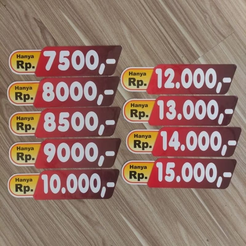 Jual STIKER HARGA PRODUK | Shopee Indonesia