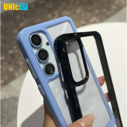Jual UNICASE - Fuze Hybrid Akrilik Clear with List Colour Case | Shopee ...