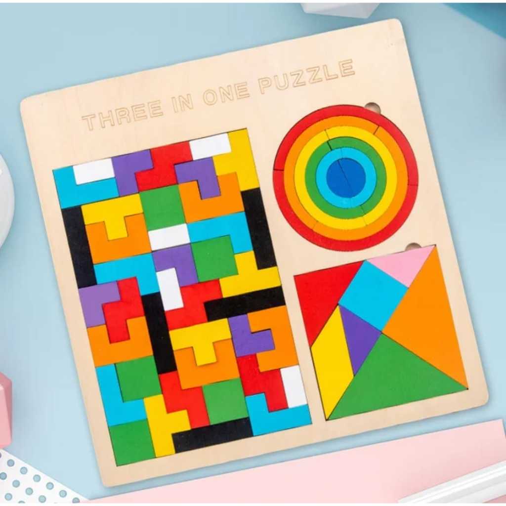 Jual 3 IN 1 MAINAN PUZZLE TETRIS RUSSIAN / MAINAN ANAK PUZZLE TETRIS ...