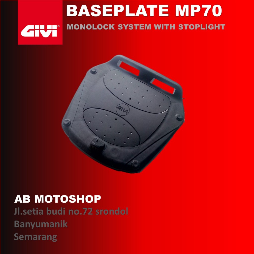 Jual Baseplate givi mp70 m7m tatakan box givi monolock system | Shopee ...