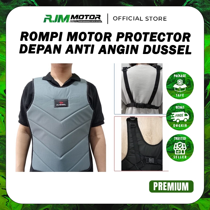 Jual ROMPI MOTOR ANTI ANGIN BODY / PROTECTOR PELINDUNG DADA TOURING ...