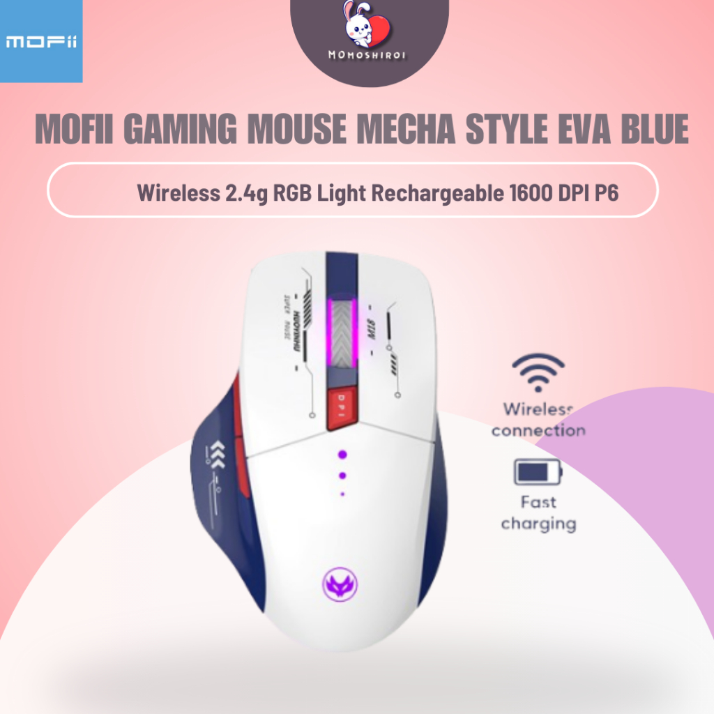 Jual MOFII Mouse Wireless Gaming Rechargeable Baterai Type-C Fast ...