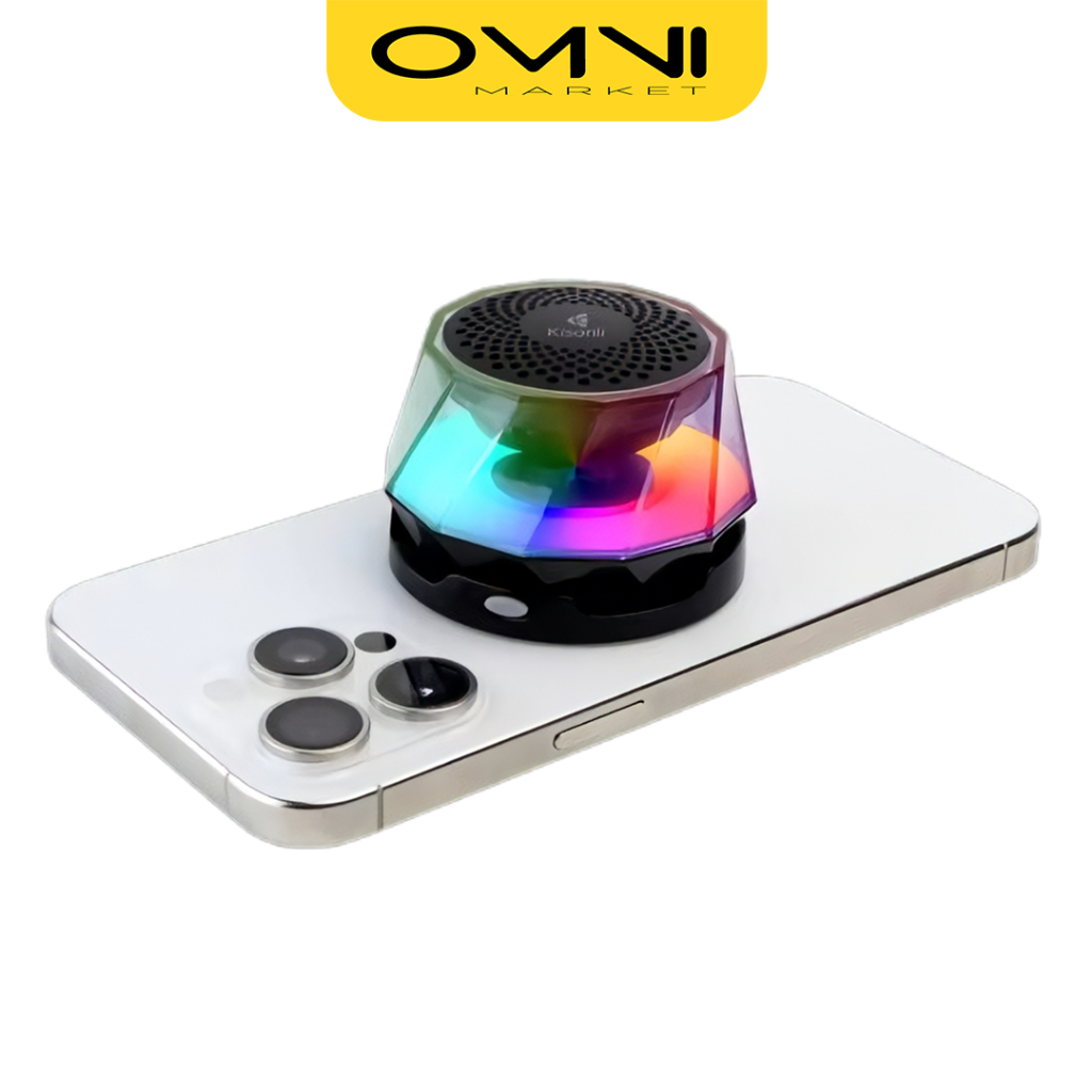 Jual KISONLI Speaker Mini Bluetooth Magnetic Portable Q6F Plus RGB ...