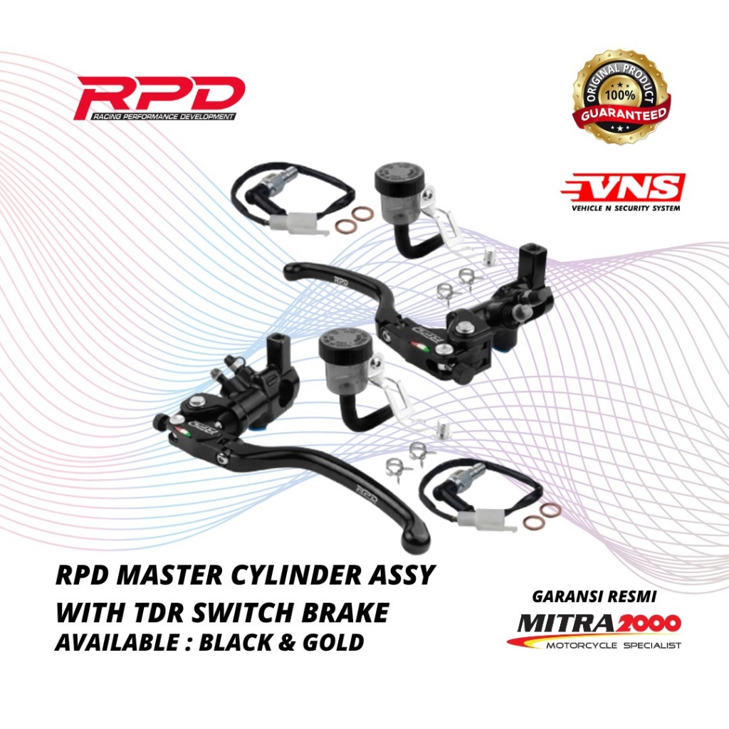 Jual RPD Master Cylinder Assy with TDR Switch Brake ( 17MM & 14MM, 17MM ...