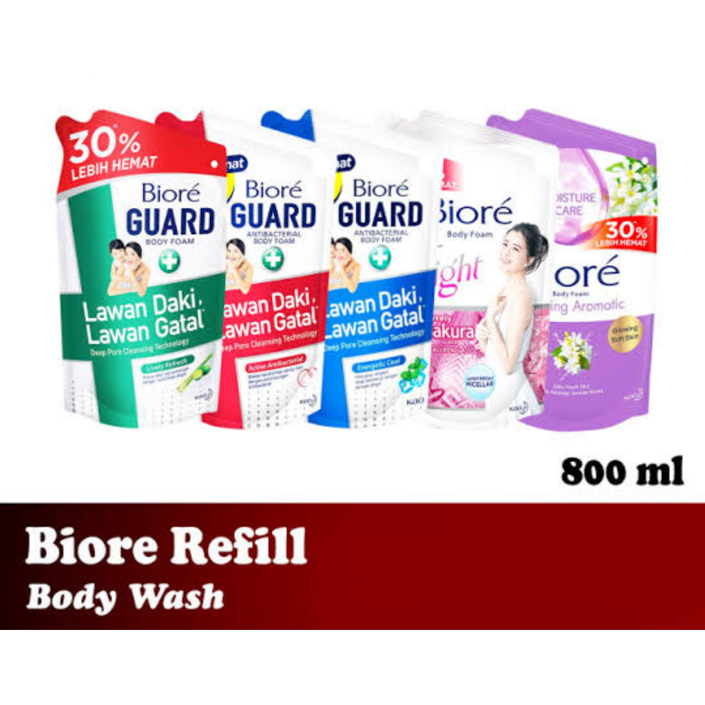 Jual ®LARISHEPI® BIORE JUMBO | Sabun Mandi Cair Biore 800 ml | Shopee ...