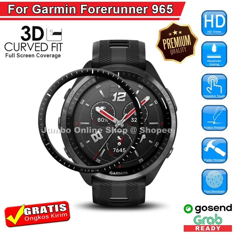 Jual Anti Gores 3D CURVED GARMIN FORERUNNER 965 FR 965 Full Screen