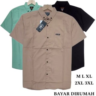 Jual Kemeja Pria Lengan Pendek Baju Kemeja Polos Pria Lengan Pendek Baju Kantor Hem Formal