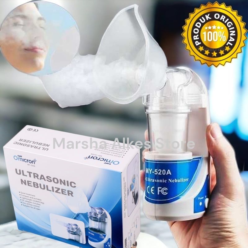 Jual Nebulizer Uap Portable Alat Terapi Pernapasan Atomizer Handle ...