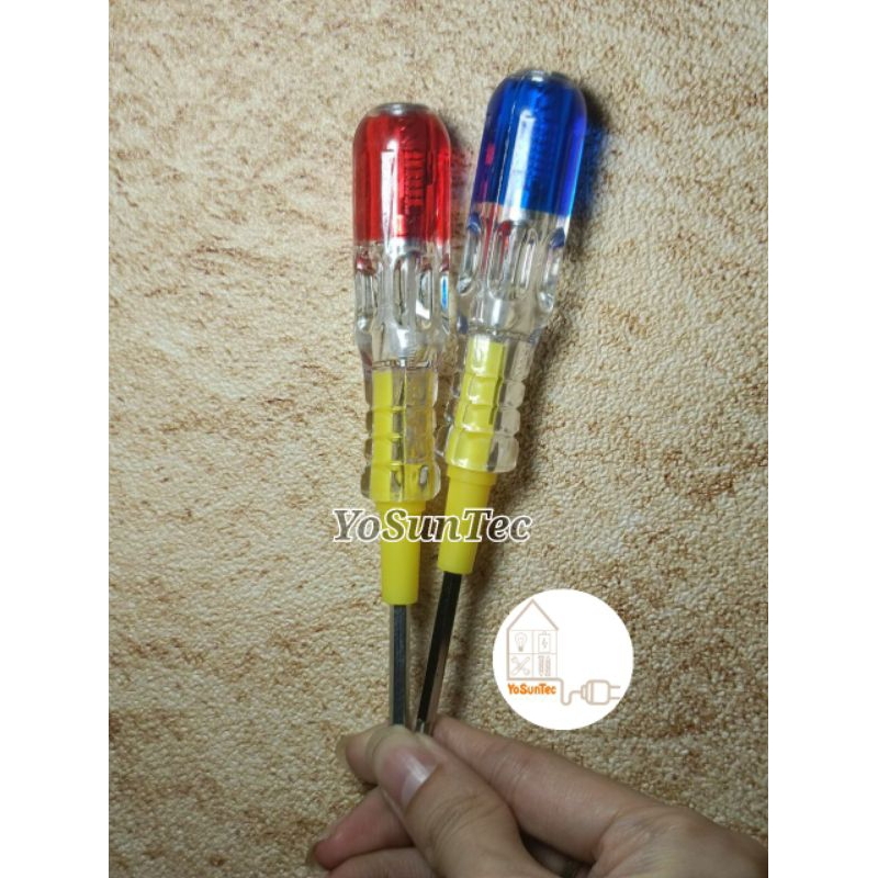 Jual Obeng Listrik Tespen Bolak Balik ROCIA Plus Minus 2 Mata Gagang ...