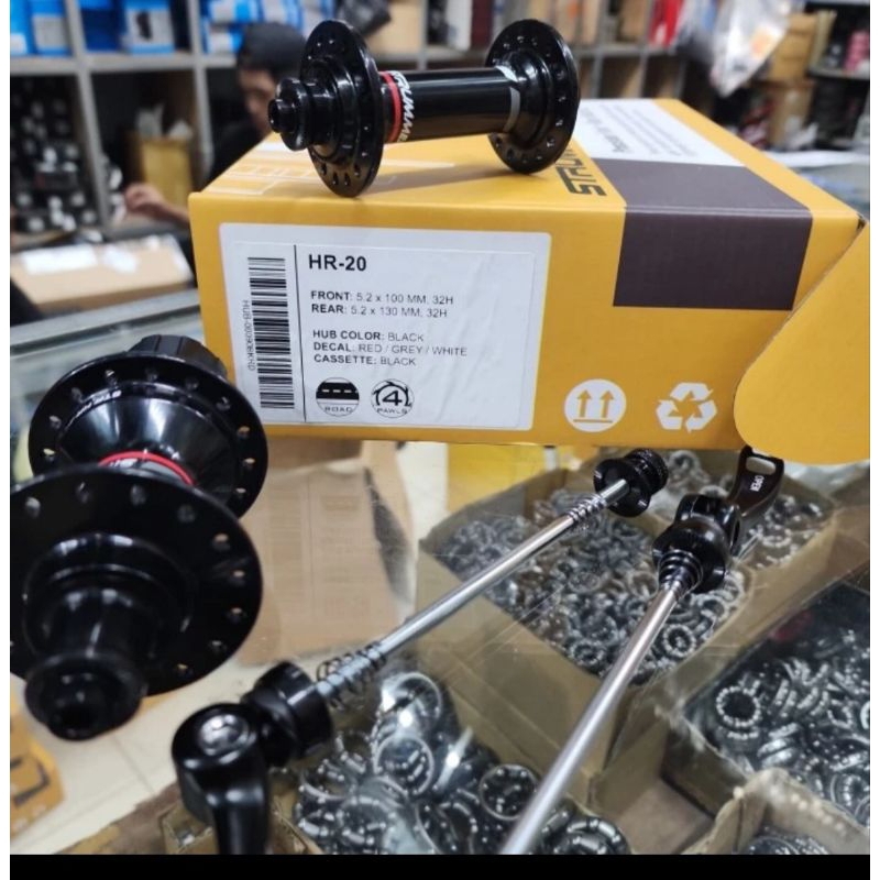 Jual Hub freehub Road bikes strummer HR20 32H rim break 4 pawls math