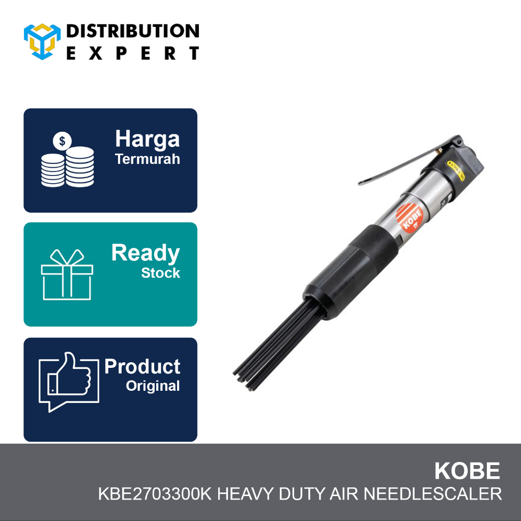 Jual Kobe Red Line KBE2703300K NS4030, Needle Scaler, Air, Straight ...