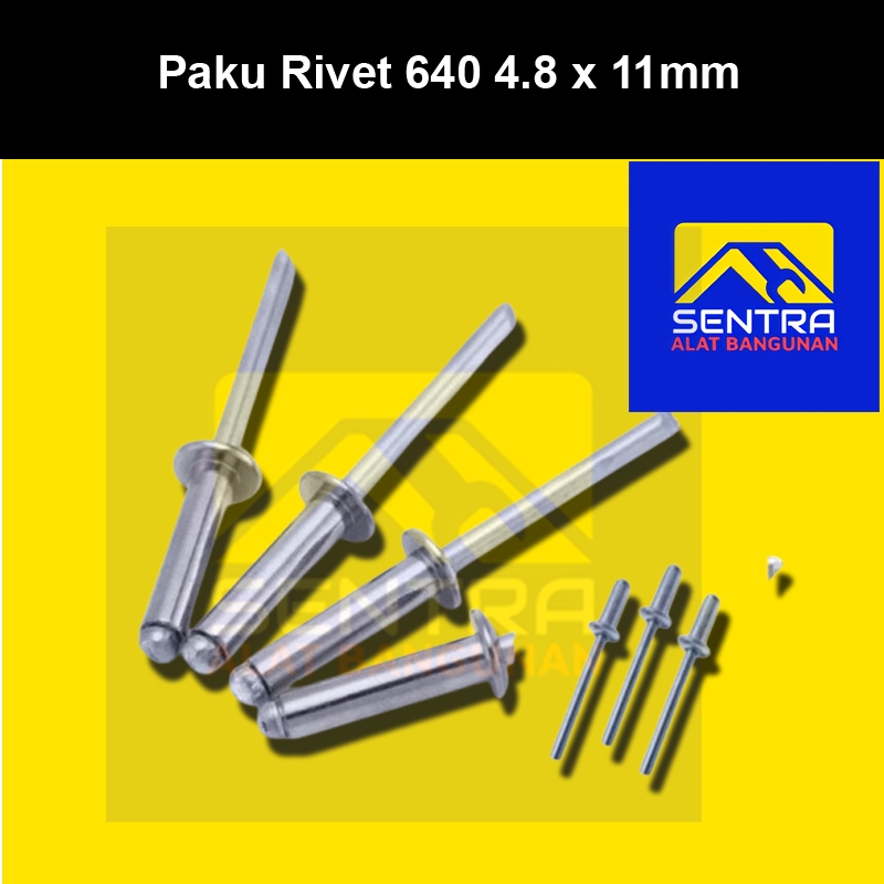 Jual (𝐒𝐄𝐍𝐓𝐑𝐀) 𝐏𝐞𝐫 𝟏 𝐁𝐨𝐱 / 𝟓𝟎𝟎 𝐏𝐂𝐒] 𝐏𝐚𝐤𝐮 𝐑𝐢𝐯𝐞𝐭 𝟔𝟒𝟎 𝟒.𝟖 𝐱 𝟏𝟏𝐦𝐦 / 𝐏𝐚𝐤𝐮 ...