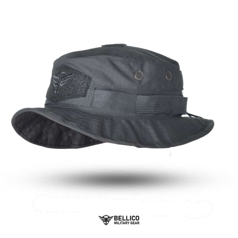 Jual BELLICO MILITARY GEAR - ASWATAMA TOPI RIMBA HITAM | Shopee Indonesia