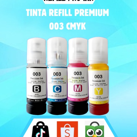 Jual TREND AWAL TAHUN Tinta Refill 3 Premium Ink Printer Epson L111 ...