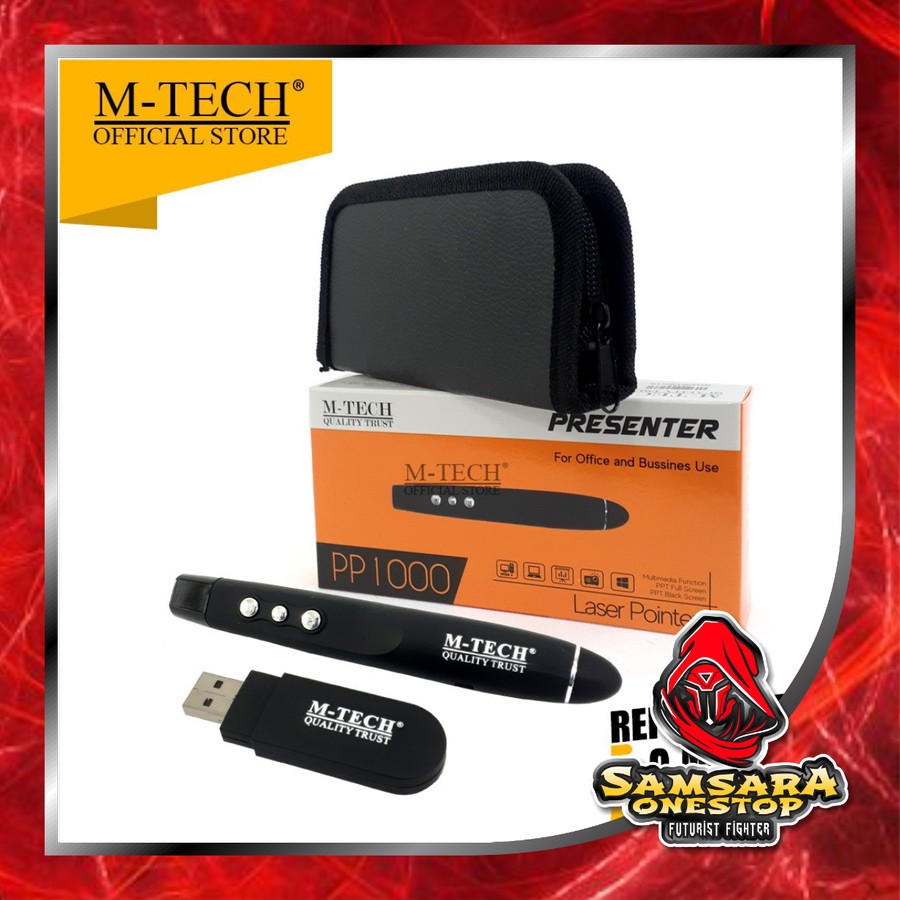 Jual M-tech Wireless Laser Pointer Presenter PP-1000 | Shopee Indonesia