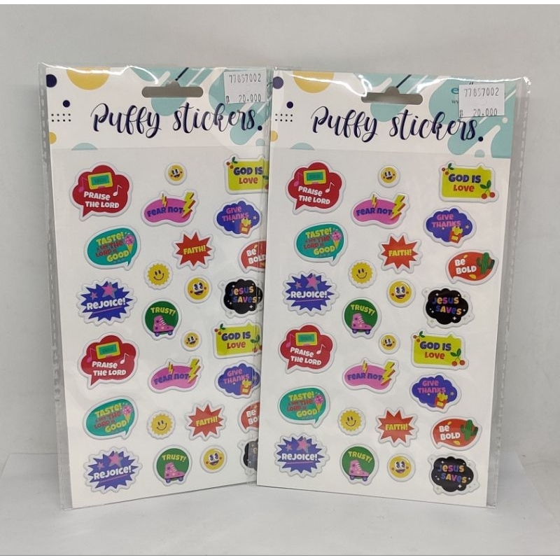 Jual STICKER SEKOLAH MINGGU MOTIF TIMBUL | Shopee Indonesia