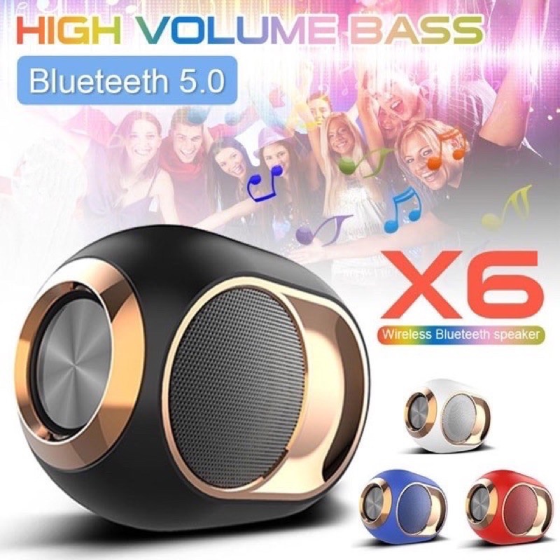 Jual INJOYMART | X6 Portable Wireless Bluetooth Speaker Bluetooth 5.0 ...