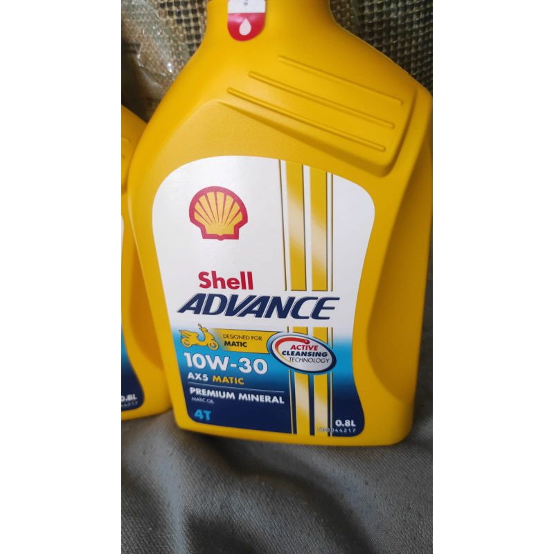 Jual OLI SHELL ADVANCE 10/30 AX5 ISI 800 ml original | Shopee Indonesia