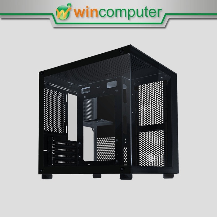 Jual Casing PC Cube Gaming Shafel Lite S Version BLACK - Tempered Glass ...