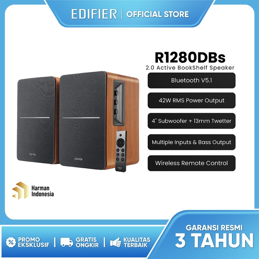 EDIFIER R1280DBs Active Bookshelf Speaker