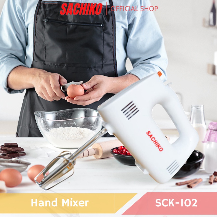 Jual PAKET Sachiko Mixer Roti Pengaduk Kue Hand Mixer SCK12 | Shopee ...