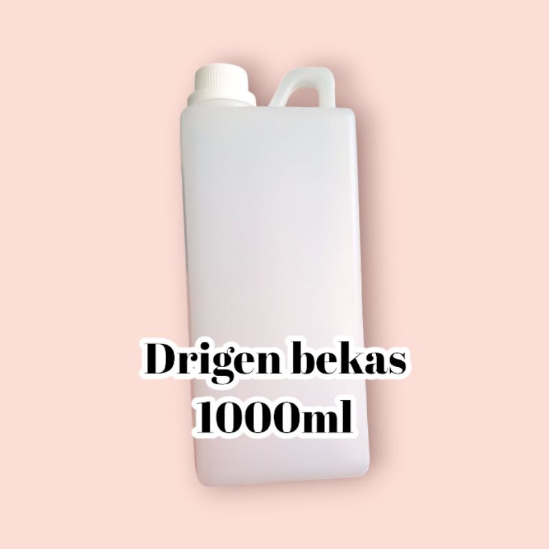Jual DRIGEN BEKAS 1 LITER DRIGEN 100ML BOTOL BEKAS | Shopee Indonesia