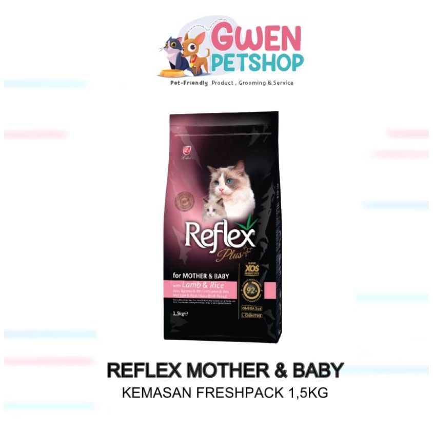 Jual Reflex Plus Mother Babycat Lamb Rice 1,5kg - Premium Dry Cat Food ...