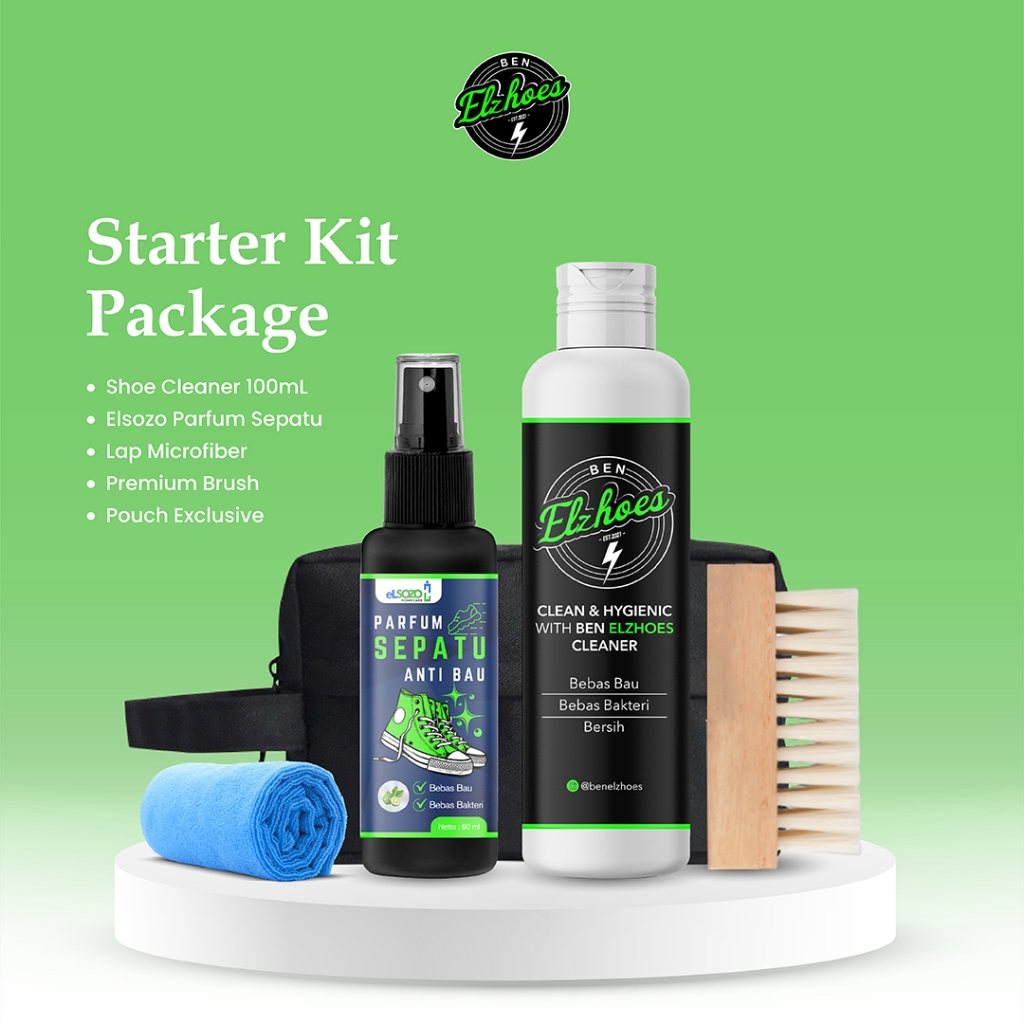 Jual Ben Elzhoes Paket Pembersih Sepatu - Starter Kit Pembersih Sepatu ...