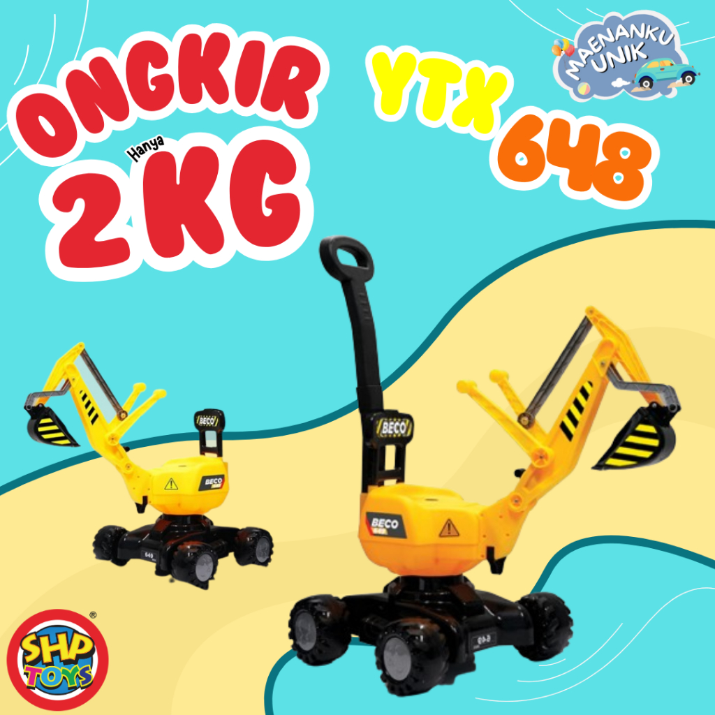 Jual Mainan Anak Mobil Mobilan Traktor Dorongan BECO YTX 649