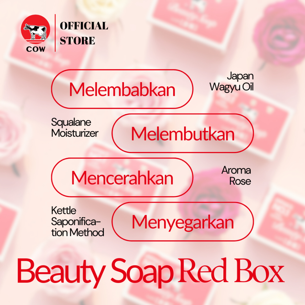 Jual BEAUTY SOAP RED BOX 90 g x 3 pcs | Shopee Indonesia